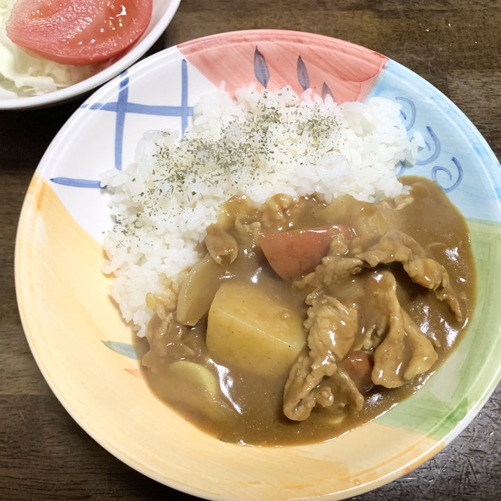 カレーレシピ　すりおろしトマトのカレーライス